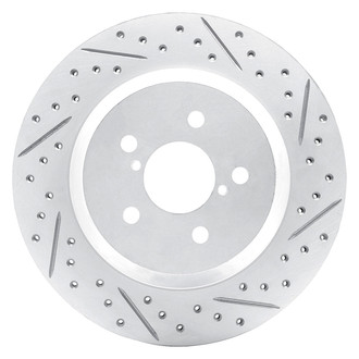 DFC® - Drilled and Slotted Rear Passenger Side Brake Rotor