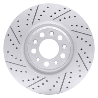 DFC® - Drilled and Slotted Front Driver Side Brake Rotor