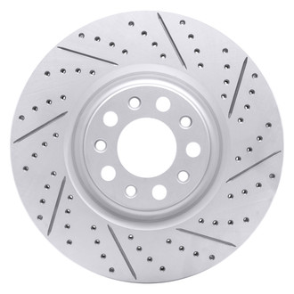 DFC® - Drilled and Slotted Front Passenger Side Brake Rotor