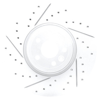 DFC® - Drilled and Slotted Front Driver Side Brake Rotor