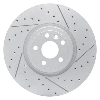 DFC® - Drilled and Slotted Front Passenger Side Brake Rotor