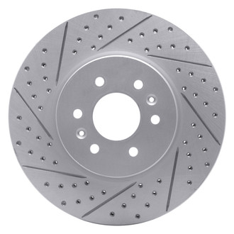 DFC® - Drilled and Slotted Front Passenger Side Brake Rotor