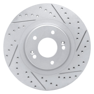 DFC® - Drilled and Slotted Front Passenger Side Brake Rotor