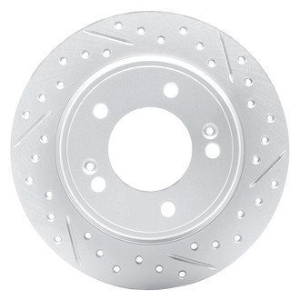 DFC® - Drilled and Slotted Rear Passenger Side Brake Rotor