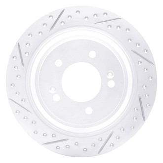 DFC® - Drilled and Slotted Rear Driver Side Brake Rotor