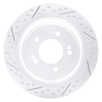 DFC® - Drilled and Slotted Rear Passenger Side Brake Rotor