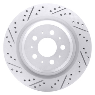 DFC® - Drilled and Slotted Rear Driver Side Brake Rotor