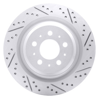 DFC® - Drilled and Slotted Rear Passenger Side Brake Rotor
