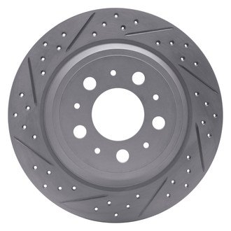 DFC® - Drilled and Slotted Rear Driver Side Brake Rotor