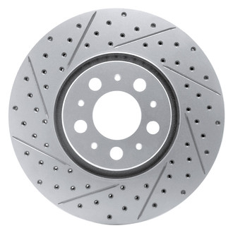 DFC® - Drilled and Slotted Front Driver Side Brake Rotor