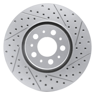 DFC® - Drilled and Slotted Front Passenger Side Brake Rotor