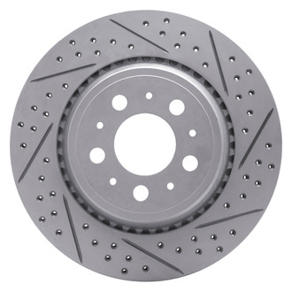 DFC® - Drilled and Slotted Rear Passenger Side Brake Rotor