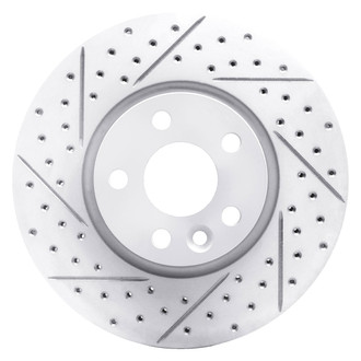 DFC® - Drilled and Slotted Front Driver Side Brake Rotor
