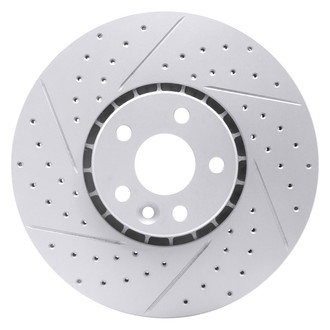 DFC® - Drilled and Slotted Front Driver Side Brake Rotor