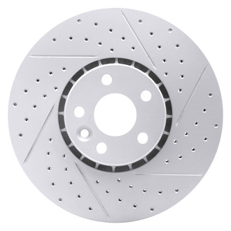 DFC® - Drilled and Slotted Front Passenger Side Brake Rotor