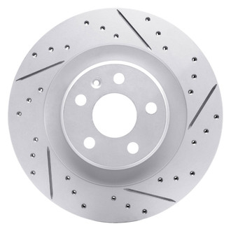 DFC® - Drilled and Slotted Rear Passenger Side Brake Rotor