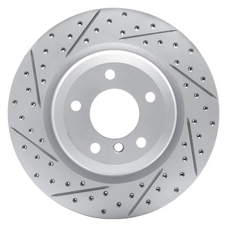 DFC® - Drilled and Slotted Rear Driver Side Brake Rotor