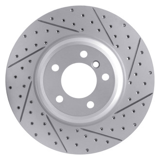 DFC® - Drilled and Slotted Front Passenger Side Brake Rotor