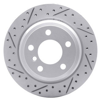 DFC® - Drilled and Slotted Rear Driver Side Brake Rotor