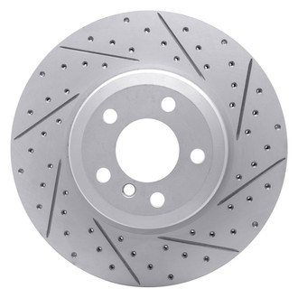 DFC® - Drilled and Slotted Rear Passenger Side Brake Rotor