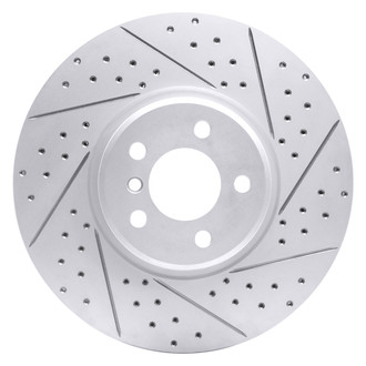 DFC® - Drilled and Slotted Front Passenger Side Brake Rotor