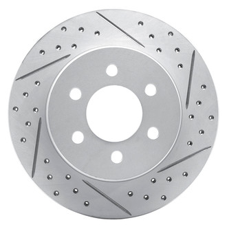 DFC® - Drilled and Slotted Front Passenger Side Brake Rotor
