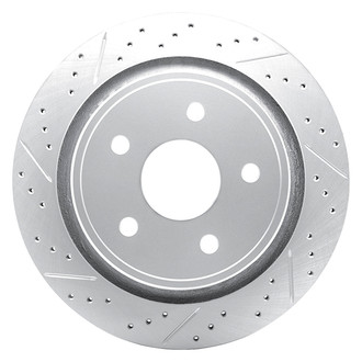 DFC® - Drilled and Slotted Rear Driver Side Brake Rotor