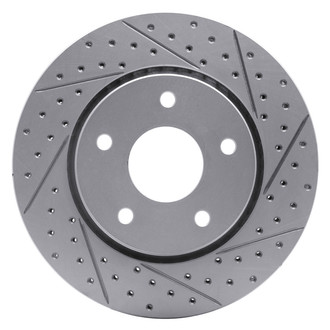 DFC® - Drilled and Slotted Front Passenger Side Brake Rotor
