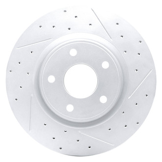 DFC® - Drilled and Slotted Front Driver Side Brake Rotor