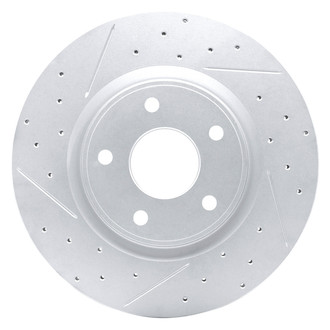 DFC® - Drilled and Slotted Front Passenger Side Brake Rotor