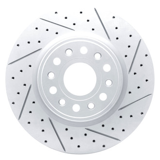 DFC® - Drilled and Slotted Front Passenger Side Brake Rotor
