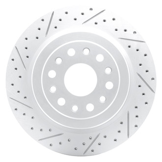 DFC® - Drilled and Slotted Rear Driver Side Brake Rotor