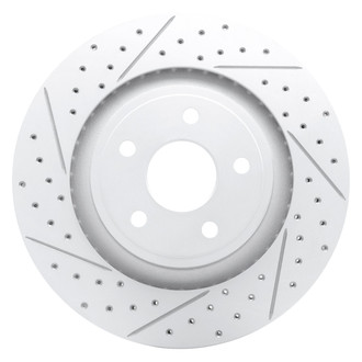 DFC® - Drilled and Slotted Front Driver Side Brake Rotor