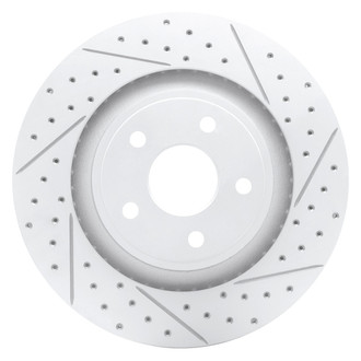 DFC® - Drilled and Slotted Front Passenger Side Brake Rotor