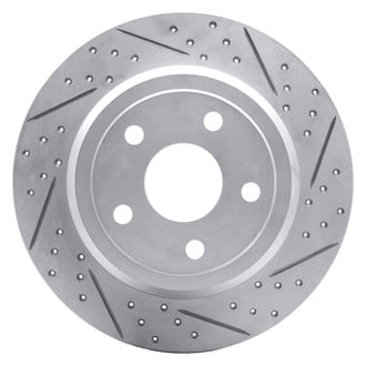 DFC® - Drilled and Slotted Rear Passenger Side Brake Rotor