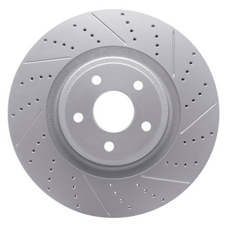 DFC® - Drilled and Slotted Front Passenger Side Brake Rotor