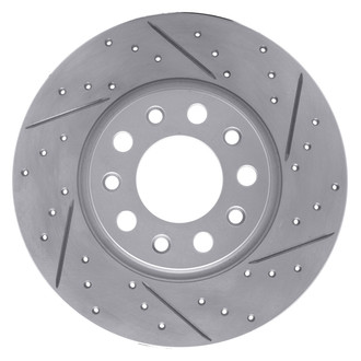 DFC® - Drilled and Slotted Rear Passenger Side Brake Rotor