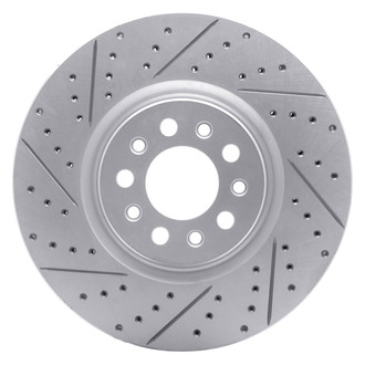 DFC® - Drilled and Slotted Front Passenger Side Brake Rotor