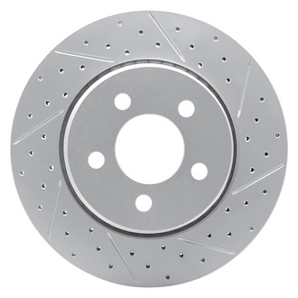 DFC® - Drilled and Slotted Front Passenger Side Brake Rotor