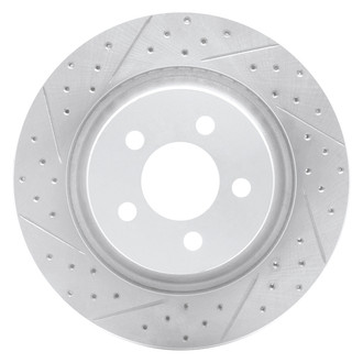 DFC® - Drilled and Slotted Front Driver Side Brake Rotor