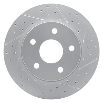 DFC® - Drilled and Slotted Front Passenger Side Brake Rotor