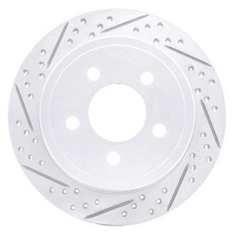 DFC® - Drilled and Slotted Rear Driver Side Brake Rotor