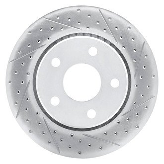 DFC® - Drilled and Slotted Front Passenger Side Brake Rotor