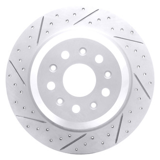 DFC® - Drilled and Slotted Rear Driver Side Brake Rotor