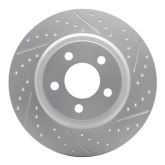 DFC® - Drilled and Slotted Rear Passenger Side Brake Rotor