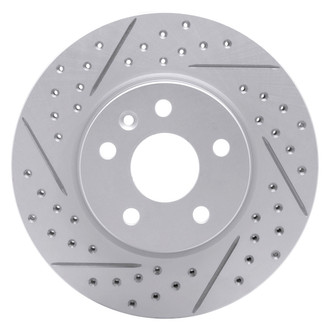 DFC® - Drilled and Slotted Front Driver Side Brake Rotor