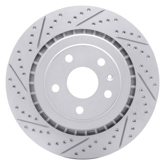 DFC® - Drilled and Slotted Front Passenger Side Brake Rotor