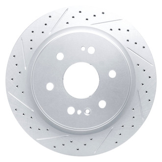 DFC® - Drilled and Slotted Rear Driver Side Brake Rotor