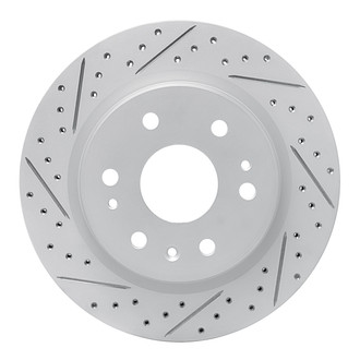 DFC® - Drilled and Slotted Rear Driver Side Brake Rotor