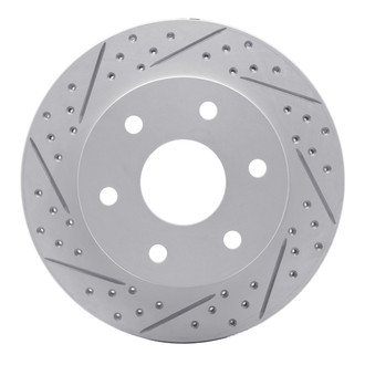 DFC® - Drilled and Slotted Front Driver Side Brake Rotor